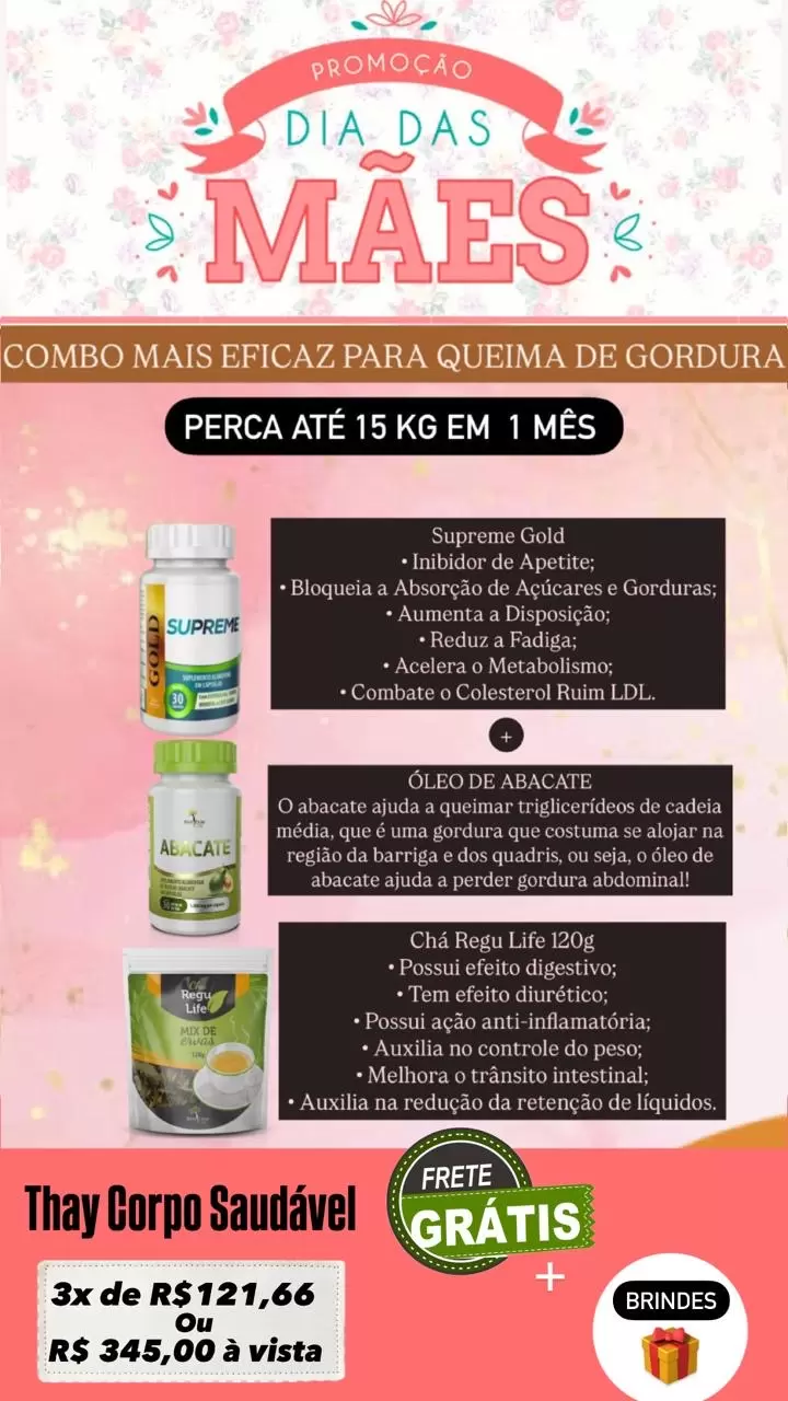 Mês das mães : Combo de milhões 