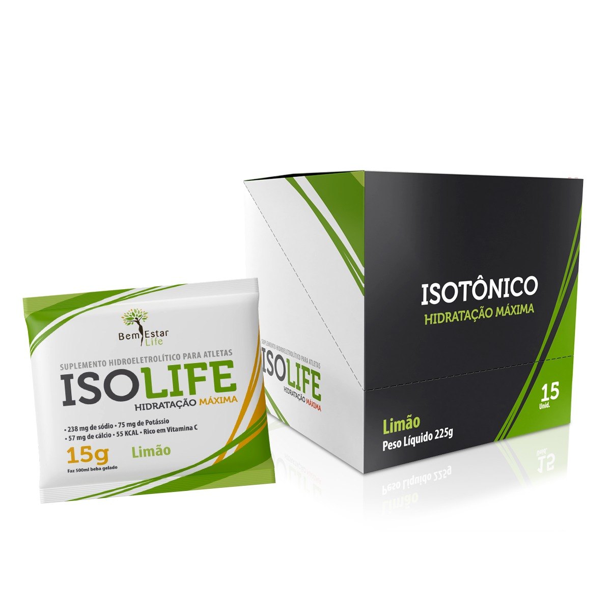 ISO LIFE - ISOTONICO - 15 SACHET  LIMÃO