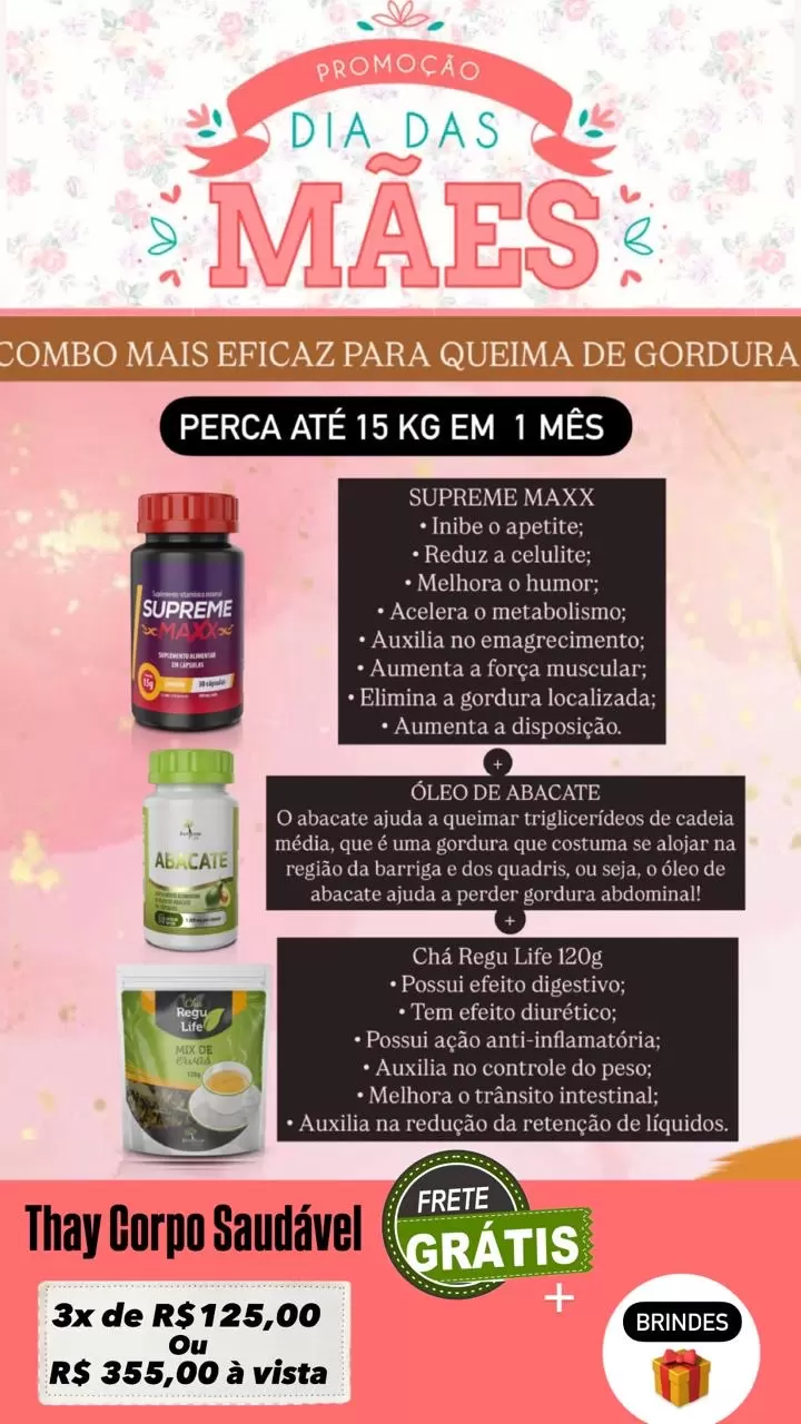 Mês das mães: Combo de milhões 