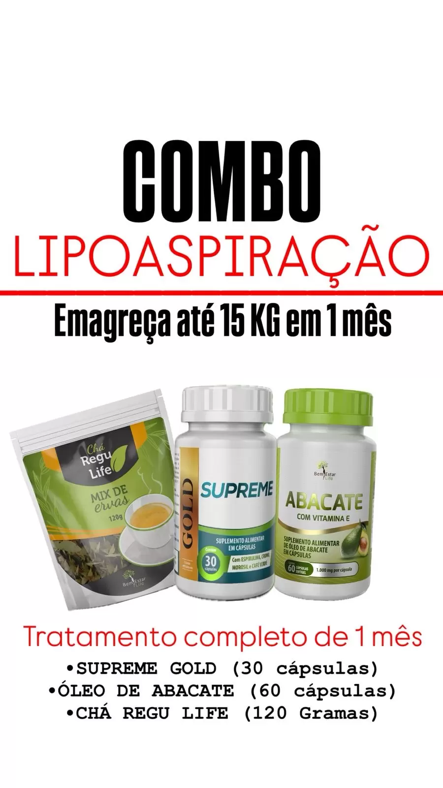 COMBO LIPOASPIRAÇÃO GOLD