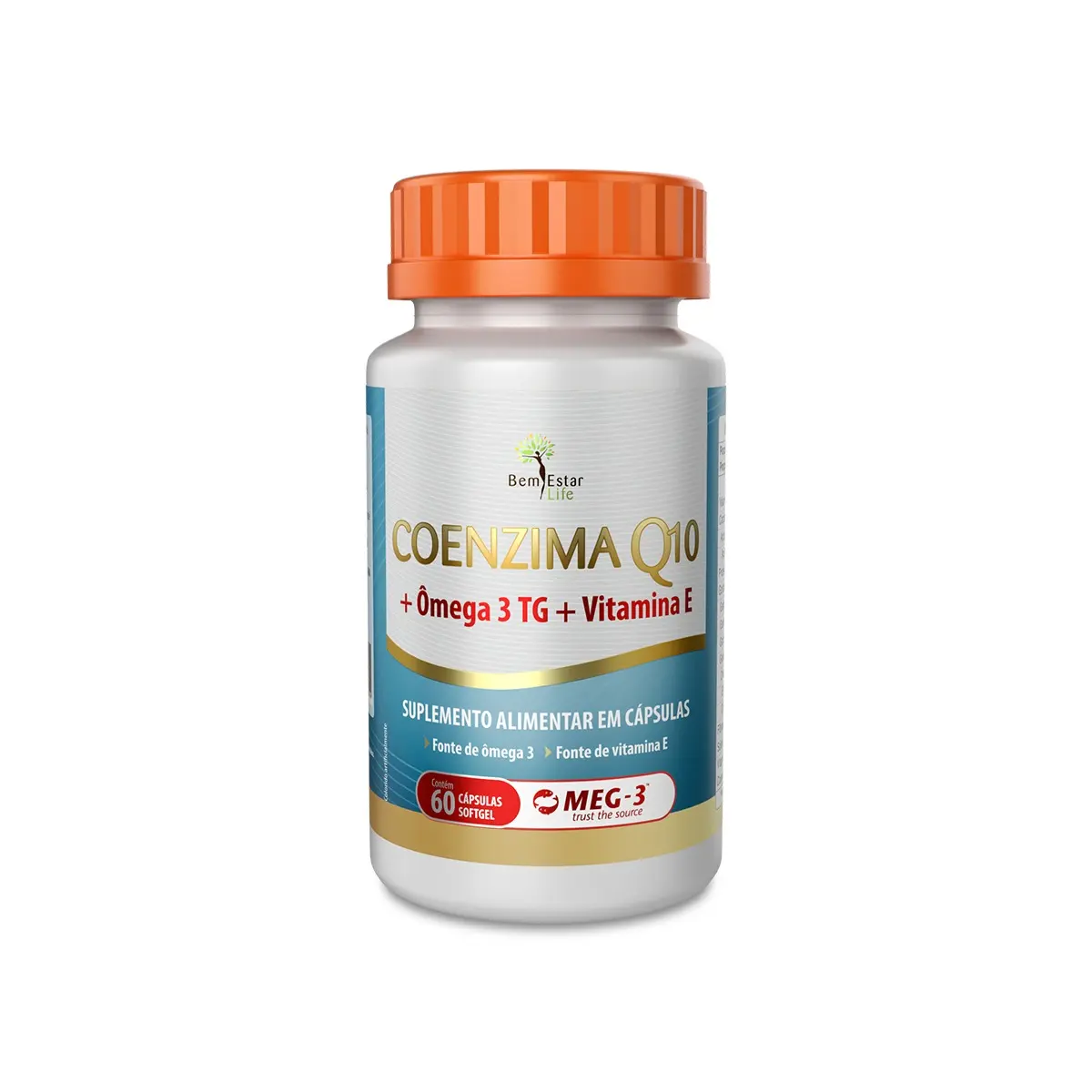 Coenzima Q10  + Omega 3 TG + Vitamina E, 60 CAPS