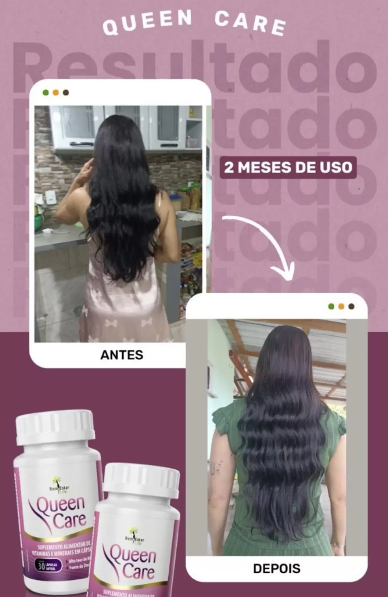 QUEEN CARE CABELO E UNHA